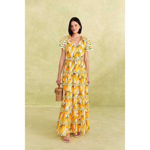 FARM Rio Dresses & Skirts - Off-White Peppers Maxi Dress